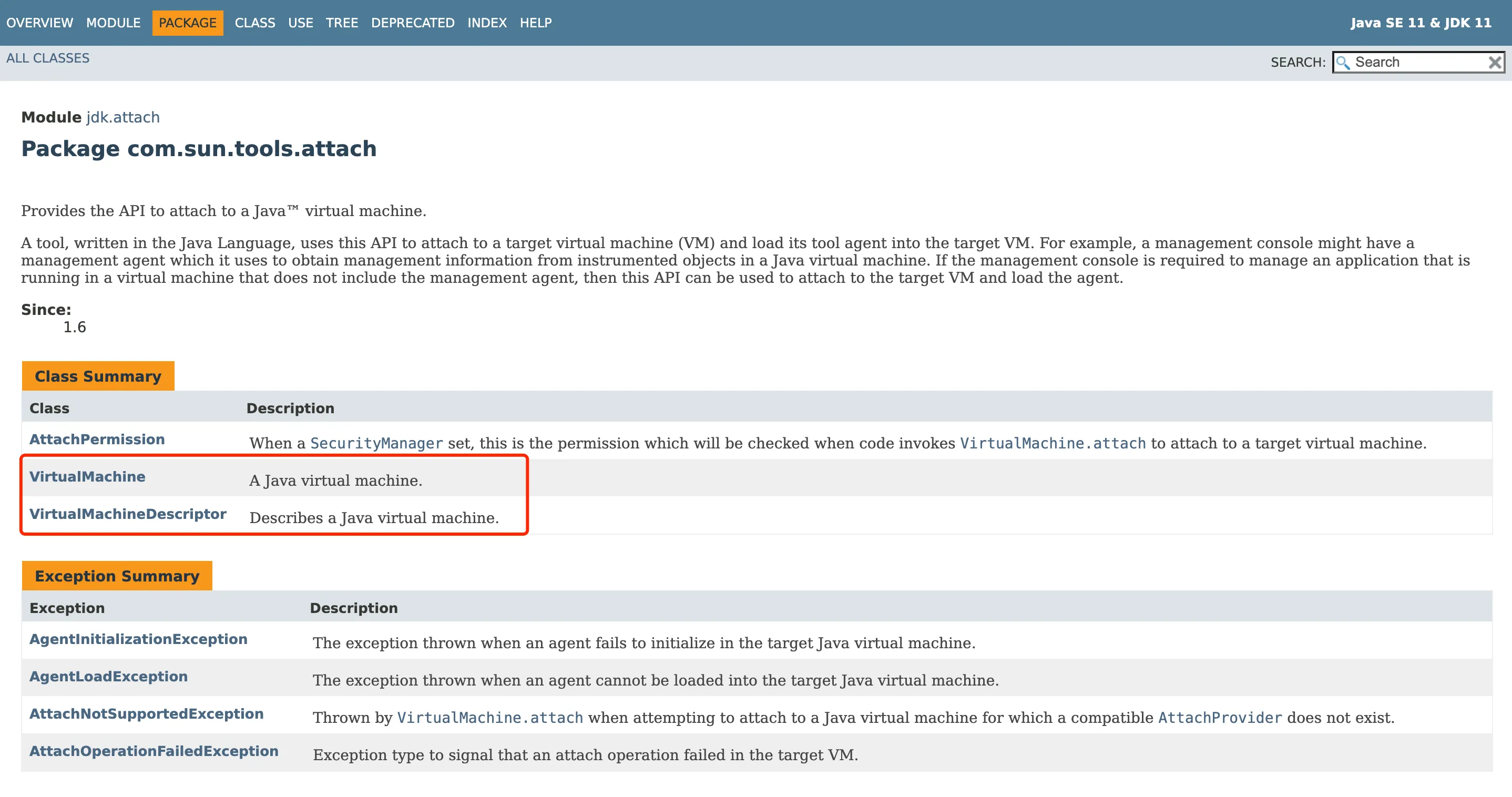 Figure 1 Attach API official documentation