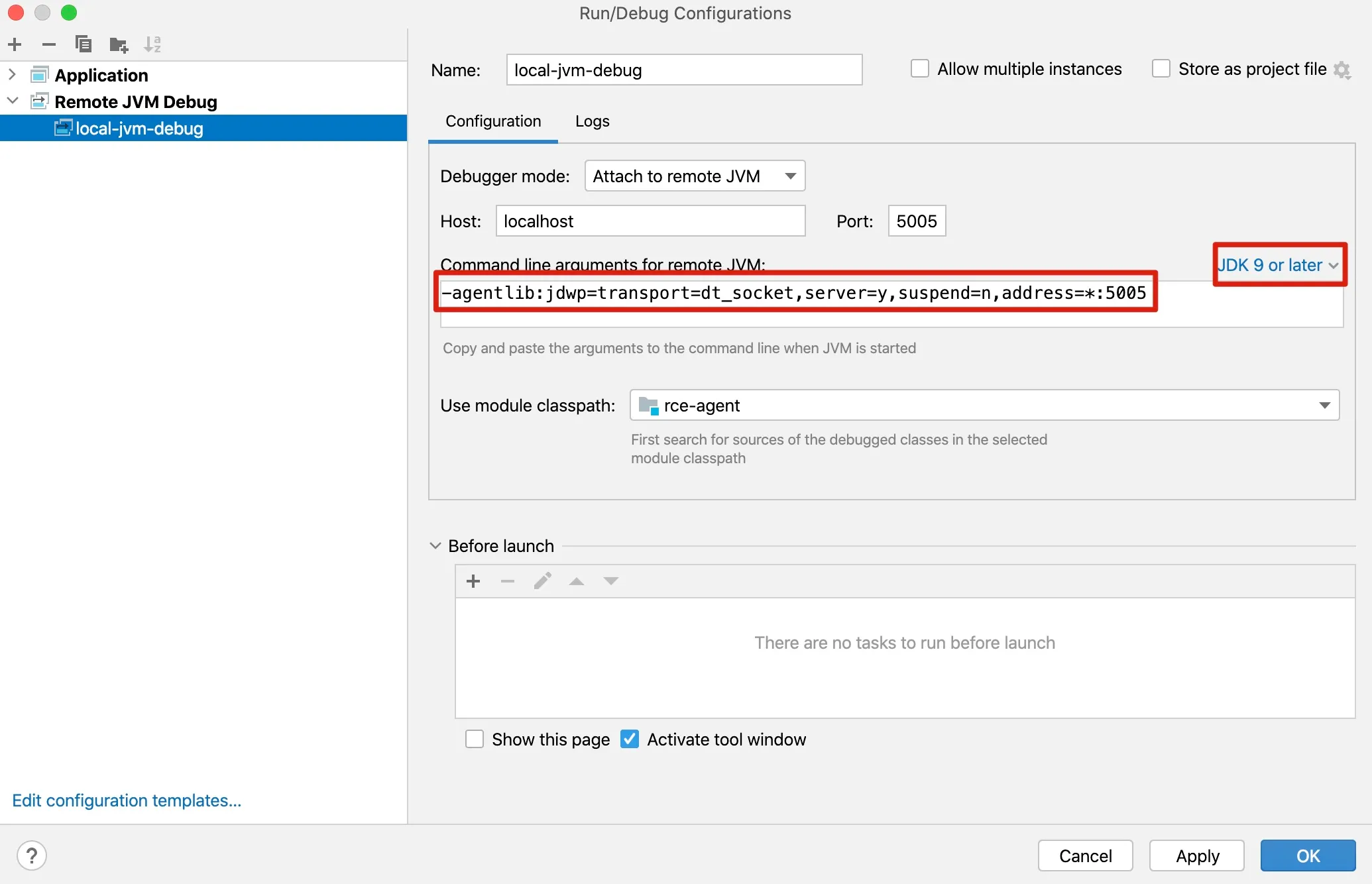 Figure 6-2 Debugging the underlying command execution code